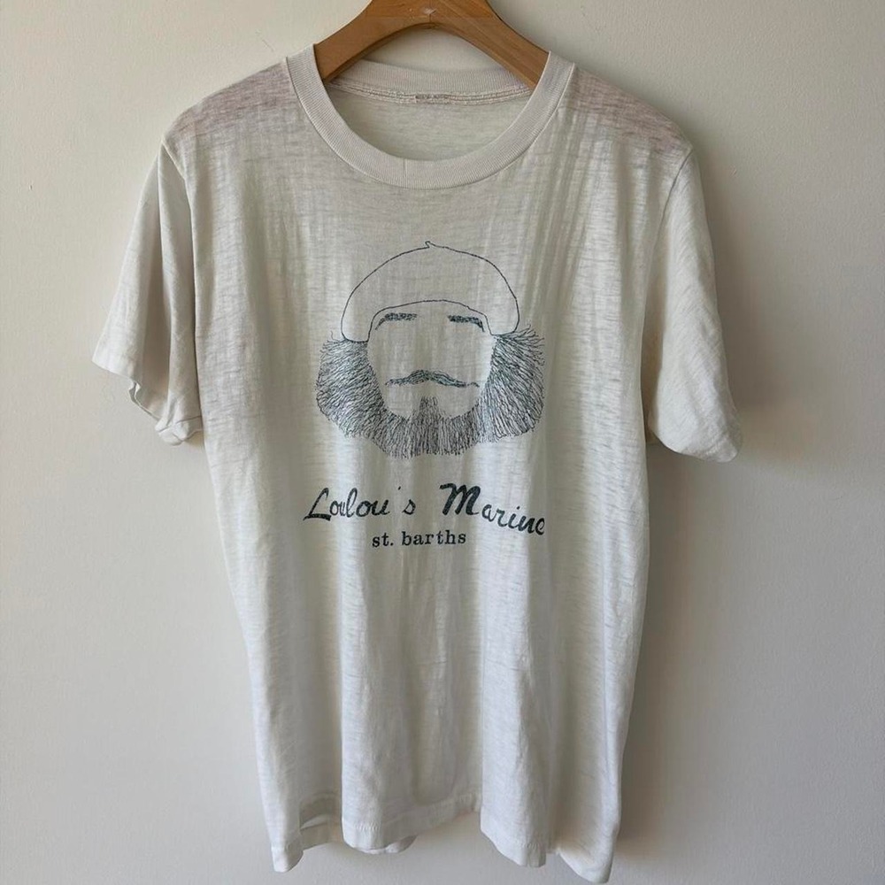 Vintage St. Barth's graphic tee.